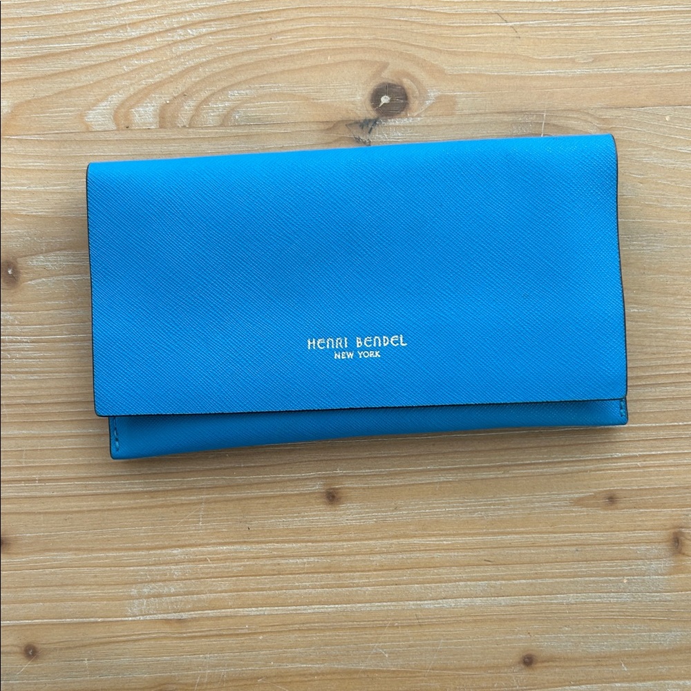 Henri Bendel Vibrant Blue Wallet